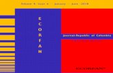 A Journal-Republic of Colombia ECORFAN · ECORFAN® ISSN-On line: 2414-4819 Journal-Republic of Colombia Volume 4, Issue 6 – January – June -2018 ISSN-On line: 2539-1372 ECORFAN®