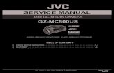 SERVICE MANUALdiagramas.diagramasde.com/camaras/JVC Camcorder GZ...(1) is JVC's original and it is the same product as the one used in DVC. (2),(3), and 4. are commercial software
