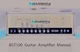 BST100 Guitar Amplifier Manual - Igor NembriniBST100 Guitar Amplifier Cabinet MODE 1 - Cabinet: you can choose between 5 selected cabinets emulation: 1 - Based on Marshall* 1960 4x12