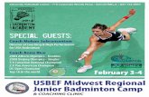Don’t miss this two-day intensive camp featuring Mohan ...USA Badminton’s online sports management system, please email: tech@railstation.org Membership Application to USA Badminton