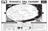 Hawaii’s Sky Tonight 2019 MAY - Bishop Museum...2019/05/09  · ˜Scorpius = Ka Makau Nui O Maui (Maui’s Fish Hook) ˜Sirius = A'ā (Fire) 1. Find north in the sky by using the