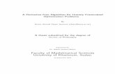 Faculty of Mathematical Sciences University of Khartoum, Sudan · 2017. 4. 19. · A Derivative-Free Algorithm for Linearly Constrained Optimization Problems By Elzain Ahmed Elzain