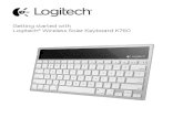 Getting started with Logitech® Wireless Solar Keyboard K760 · 14 Deutsch Einrichtung des Produkts Pairen des ersten Apple-Geräts 1. Schalten Sie das Solar Keyboard ein. 2. Drücken