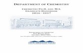 DEPARTMENT OF CHEMISTRY - Engineering...T DEPARTMENT OF CHEMISTRY CHEMISTRY PH.D. AND M.S. GRADUATE HANDBOOK 2016 - 2017 DEPARTMENT OF CHEMISTRY NEW MEXICO TECH SOCORRO, NM 87801.