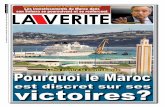 Rapport d’Antonio Guterres sur la situation au Sahara ...Du vendredi 16 au 22 octobre 2020 • N 821 • 21ème année • PRIX : Maroc 8DH - France / Belgique 1,55 € Rapport d’Antonio
