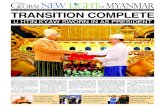 3 th 3 e 3 2 TRANSITION COMPLETE - Burma Library3 th 3 e 3 2 Page 2 Page 3 Page 3 The constitution to be in accord with democratic norms: President U Htin Kyaw President U Htin Kyaw