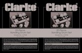 25 Piece, Sanding Drum Set€¦ · Sanding Drum Set Model No. CAT38 Part No. 3110438 Thank you for purchasing this Clarke 25 Piece Sanding Drum Kit, ideal for use with electric hand