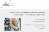 Increasing plasma collection by blood establishments to ...€¦ · by developing and maintaining an efficient and strong collaboration ... events, one same donor hemovigilance One