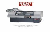 KENT CNC 14NC manual1 Do not operate this machine before the NC Lathe and CNC Programming, Operating and Care Manual has been studied and understood. 2 Read and study this NC …
