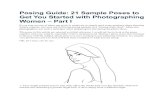 Posing Guide: 21 Sample Poses to Get You Started with ... · Endless variations are possible for posing in full height. This pose is just the starting point. Ask the model to slightly