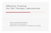 Effective Training for Cell Therapy Laboratoriespactgroup.net/system/files/webcast12_kadidlo.pdf · Training: Beckman 300 Series pH Meter Objective Date Completed Instructor 1. Review