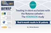 Treating in-stent occlusions with the Rotarex catheter ... · Rotarex Mechanical Debulking seems to be a safe and effective option to treat (sub)acute in-stent restenosis occlusions