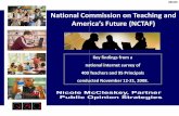National Commission on Teaching and America’s Future …Sample Comments: “I like the idea of having experienced teachers working with new teachers and ... 8.1 7.8 8.1 7.8 7.6 6.8