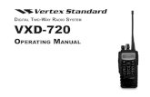 VXD-720 Operating Manual - Two Way Direct€¦ · 1 DECLARATION+OF+CONFORMITY ThisdeclarationisapplicabletoyourradioonlyifyourradioislabeledwiththeFCClogoshownbelow. DECLARATIONOFCONFORMITY