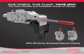 ONE WORLD. ONE CLAMP. YOUR WAY. · for Lateral Arms (size 63 only) See below for further details: HS: 4: 52H-3E Series Enclosed Manual Clamps: destaco.com: Dimensions and technical