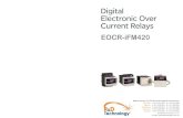 Digital Electronic Over Current Relays · 2020. 3. 18. · 13. EOCR-i Series (with communication) Basic model : EOCR-i3DM (Z, S, 420) / iFDM (Z, S, 420) L1 current display 2sec 2sec