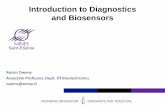 Introduction to Diagnostics and Biosensors · 2016. 4. 29. · Introduction to Diagnostics and Biosensors . Institut Mines-Télécom ... Immunological- serological analysis ... Lab