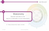 BioeconomyOptions to use renewable resources in a Bioeconomy 13.10.2020 4 1G - crops 2G –biomass from residues/waste 3G –algae / CO 2 Starch & sugars, sugar cane/beet, palm, oil