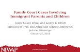 Family Court Cases Involving Immigrant Parents and Childrenlibrary.niwap.org/wp-content/uploads/2-MS-Family-Ct-Cases-Involving... · • Legal Separation • Adoption Courts with