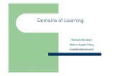 Domains of Learningarums.ac.ir/file/download/news/1497420318-learning-domains.pdf · of learning into the cognitive, affective, and psychomotor domains . Three Learning Domains The