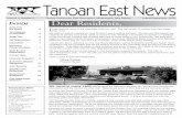 Tanoan East News · Volume 3, Number 5 Tanoan Community East Association, Albuquerque, New Mexico August/September, 2009 TANOAN EAST NEWS IS PUBLISHED BI-MONTHLY BY THE TANOAN COMMUNITY
