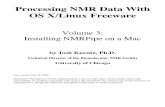 Processing NMR Data With OS X/Linux Freeware...3 3) Get your Mac ready Before messing with NMRPipe, you’ll need to get your Mac prepared for performing unix-type tasks properly.