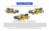 Professional Shop Manual - Cub Cadet Parts, Cub Parts ... The Cub Cadet 2000 series tractor has been