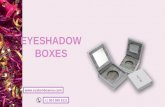 Cardboard eyeshadow packaging Printed logo & Design in Texas
