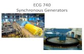 ECG 740 Synchronous Generatorseebag/ECG 740 GENERATORS +NETWORK EQUIV… · Steps for paralleling generators (3-light bulb method) 1. Adjust the field current of the oncoming generator