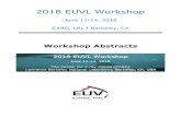 2018 EUVL Workshop - Home - EUV Litho, Inc. EUVL Workshop Abstracts.pdflithography processes for TSMC's 0.25, 0.18, 0.15, and 0.13 micron generations of logic integrated circuits and