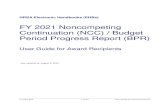 FY 2021 Noncompeting Continuation (NCC) / Budget Period ... · 04/08/2020  · FY 2021 BPR 13 of 31 User Guide for Award Recipients . Figure 20: Form 1C . 3.2 Form 3 - Income Analysis