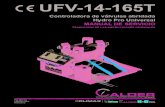 UFV Operating Manual spa-ES€¦ · Página D Manual de servicio UFV-14-165T GARANTÍA LIMITADA CLIMAX Portable Machine Tools, Inc. (en adelante «CLIMAX») garantiza que todas las