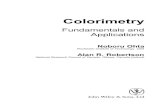 Fundamentals and Applications · Colorimetry : fundamentals and applications/Noboru Ohta, Alan R. Robertson. p. cm. — (Wiley-IS&T series in imaging science and technology) Includes
