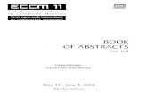 BOOK OF ABSTRACTS · 2007. 3. 16. · [C088] Gamma Titanium Aluminide Matrix Composites: A Parametric Study of Optimum Constituents 83 J.S. Craft and W. S. Johnson [C001] The Effect