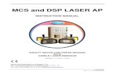 MCS and DSP LASER AP...dlam01en rev. 1.1 – ed. 20/11/2012 mcs and dsp laser ap instruction manual safety device for press brakes with visible laser emission revision 1.1 of 20.11.2012