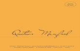 Quatuor Manfred · Centenaire DUTILLEUX HENRI DUTILLEUX (1916-2013), Quatuor à cordes “Ainsi la Nuit” HENRI DUTILLEUX (1916-2013), Trois strophes sur le nom de Sacher FRANZ SCHUBERT