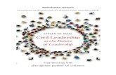 Synopsis NL Civil Leadership as the Future of Leadership ...€¦ · Dit essay probeert te bereiken dat de ene kant van het spectrum van het object en doel van dit boek ... maatschappelijk
