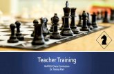 Education & Chess Presentation Brieflondonchessconference.com/wp-content/uploads/2015/12/Educatio… · Developed by Chess Grandmaster Maurice Ashley & Dr. Teresa Parr. Used for training
