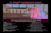ST. STEPHEN PROTOMARTYR PARISH · 9/6/2020  · Grace Phillips Laurie Rahn Virginia Zenthoefer for our homebound ... Jack Heffernan Albertine Honious Art Petersen for family members