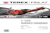 TM TEREX FINLAY TELEMATICS SYSTEM I-100 IMPACT … · Primary apron remote hydraulic release Feeder stop / start Remote Control Unit (Optional) PLATFORMS Galvanised catwalks and ladders