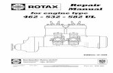 for engine type 462 - 532 - 582 UL · - 6 - of 170 10-1994 Rm. 462-532-582 UL 1) Introduction: This Repair Manual covers the ROTAX 2-cycle-, 2-cylinder-, water-cooled ULTRALIGHT AIRCRAFT