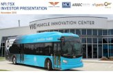 NFI:TSX INVESTOR PRESENTATION - New Flyer€¦ · INVESTOR PRESENTATION November 2018. Leader in Transit Buses, Motor Coach & Aftermarket * 2018 expected deliveries in Equivalent