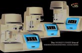 WORLD’S FINEST line of THERMOGRAVIMETRIC ANALYZERS · Thermogravimetric Analysis The TGA 55 is specifically designed for those that want rugged, reliable, and cost-effective TGA,