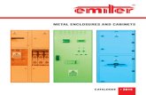 METAL ENCLOSURES AND CABINETS - Emiter · 1500×1350×800 • control • floor 87-90 SK SKP SKPO O A IP44 400×950×320 / 1250×1750×400 • switchgears • electricity distribu-tion