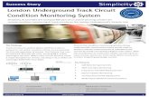 London Underground Track Circuit Condition Monitoring System · London Underground Track Circuit Condition Monitoring System Simplicity AI provided the ompactRIO part of an award