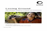 New Palmed Off: The human impacts of palm oil expansion · 2020. 9. 18. · Losing Ground: The human impacts of palm oil expansion. February 2008 2 Friends of the Earth, LifeMosaic