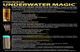 UNDERWATER MAGIC ADHESIVE & SEALANT™ · UNDERWATER MAGIC ADHESIVE & SEALANT™ is a one component, elastic remaining e tremel poer l sealant an ae e aseaseesi on on pol pol mer.