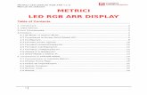 METRICI LED DISPLAY RGB ARR v.1.0 Manual de utilizare ...metrici.ro/files/manuals/LED_Display_RGBARR_Manual_RO.pdf · Displayul are un firmware dedicat cu acces wireless si pagini