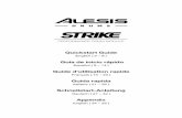 Quickstart Guide Guía de inicio rápido Guide d ...… · Importante: Visite alesis.com y diríjase a la página web del Strike Kit, Strike Pro Kit o Strike Pro Kit Special Edition