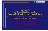 Sunglint: an Investigation under Controlled Laboratory ......NASA Langley Research Center, Hampton, VA 23681 Steve Long NASA GSFC / Wallops Flight Facility, Wallops Island, VA 23337